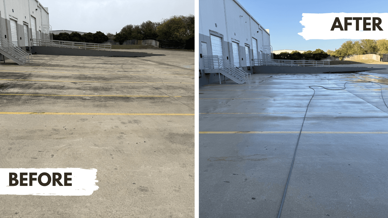 Commercial Parking Lot Cleaning